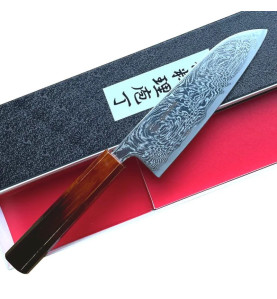 Faca Santoku Damasco 67 camadas, aço AUS10