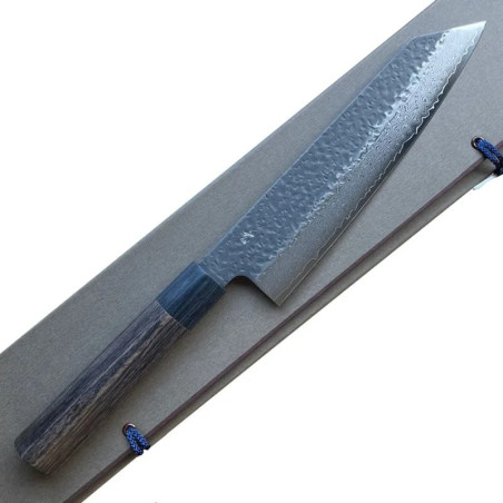 Faca japonesa Bunka Damasco 33 camadas e aço VG 10, cabo en madeira