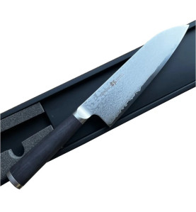 Faca Santoku Damasco 33 camadas, Shikisai Miyako (Seki)