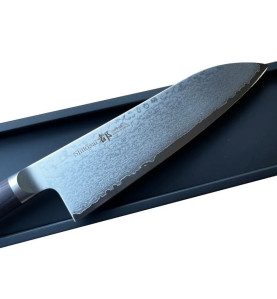 Faca Santoku Damasco 33 camadas, Shikisai Miyako (Seki)