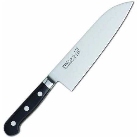 A faca santoku é uma faca multiuso, faca Misono 440 Santoku