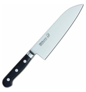 A faca santoku é uma faca multiuso, faca Misono 440 Santoku