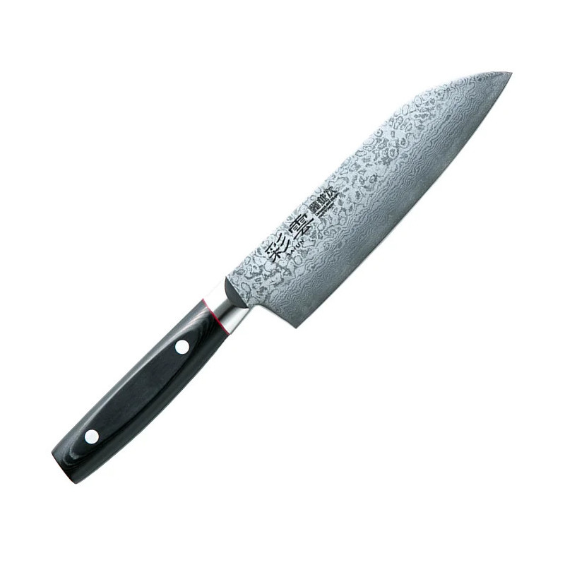 Faca Saiun Damasco Santoku 170 mm