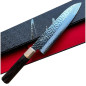 Faca Kotetsu Santoku Damasco 180 mm