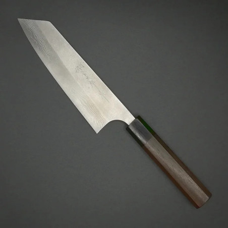Faca Bunka, faca japonesa artesanal multiuso feitoa a mão.