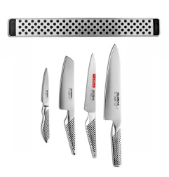 Conjunto facas Global G-251138/M30 inclui 4 facas e barra magnética
