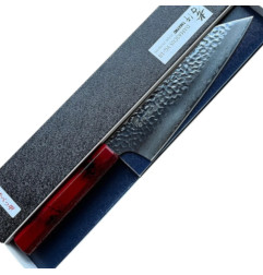 Faca Sakai Takayuki Nanairo Kengata 190 mm em aço de Damasco