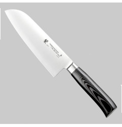 Faca Santoku use a faca santoku para cortar legumes, carne e legumes.