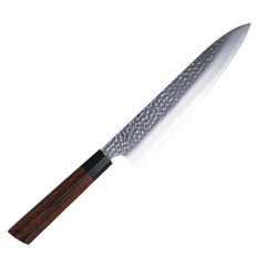 Faca japonesa Kanetsugu Heptagon Wood chef 200, 3 camadas VG 10