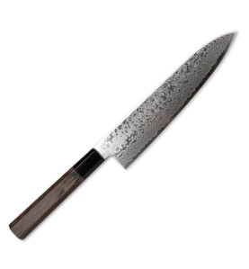 Faca japonesa Takayuki Ginga Damasco 69 camadas gyuto 210 mm