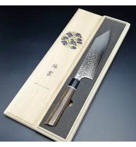 Faca japonesa Kanetsugu Zuiun Bunka 180 mm - Santoku -