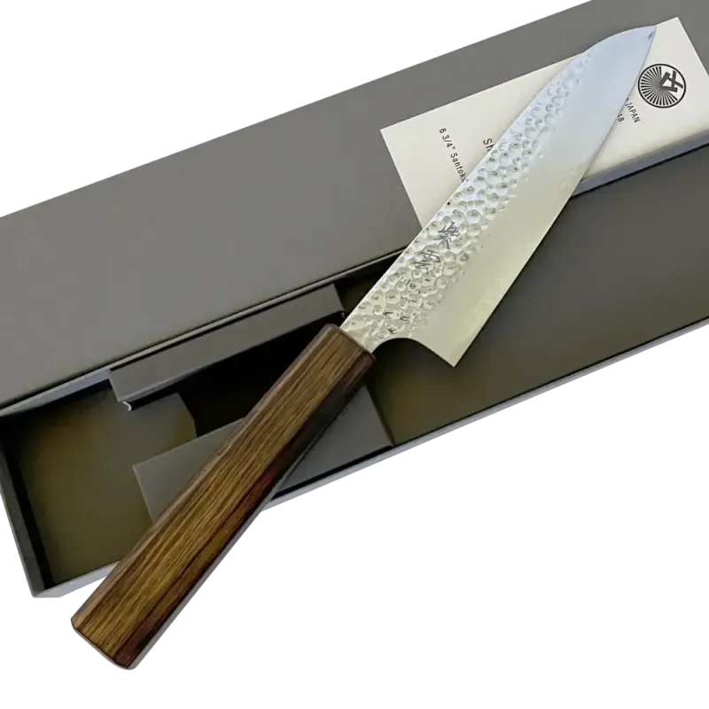 Faca Soot Black Santoku 170 mm