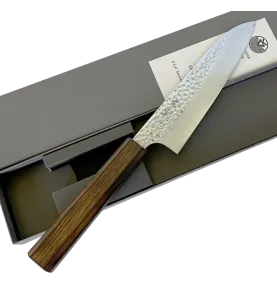 Faca japonesa Seki Kanetsugu Soot Black Santoku 170 mm