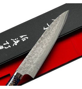 Faca Japonesa Takeshi Saji VG10 Cross Tsuchime Gyuto 210mm