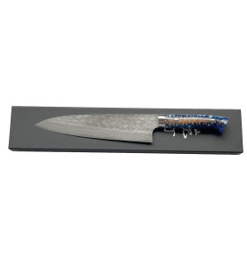 Faca Japonesa Takeshi Saji VG10 Cross Tsuchime Gyuto 210mm