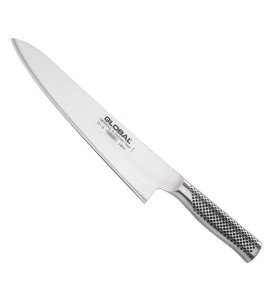 Faca Global G-16, a faca do cozinheiro da marca Global, lâmina: 240 mm
