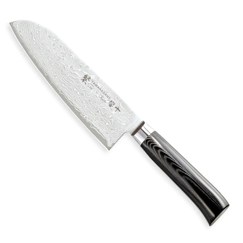 Faca Tamahagane Damasco Santoku 175 mm